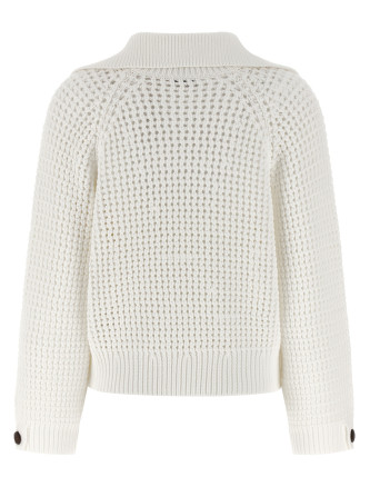 Openwork sweater #