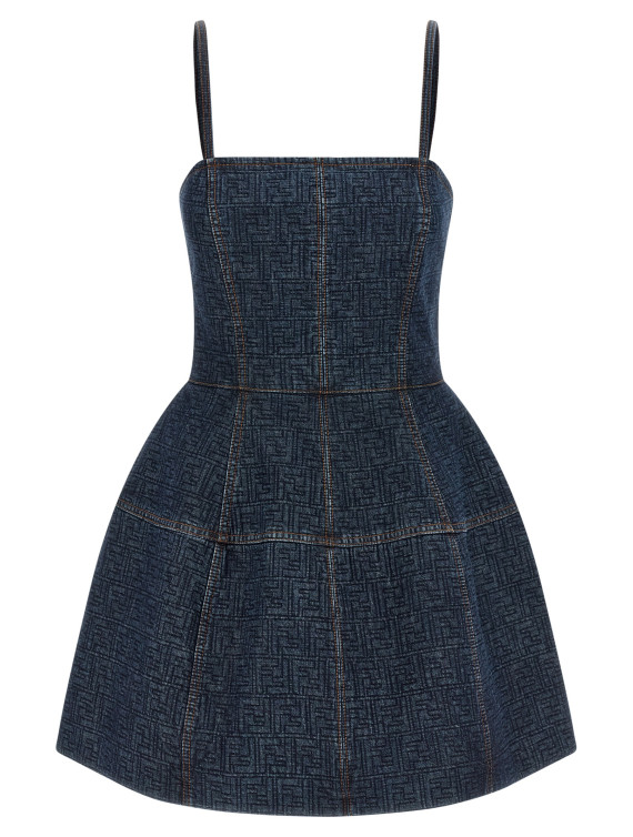 'FF' denim dress #1