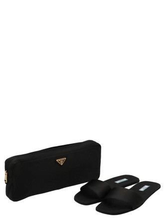 Slippers and slipper bag #