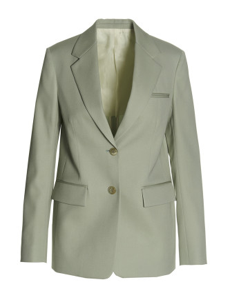 Wool single breast blazer jacket