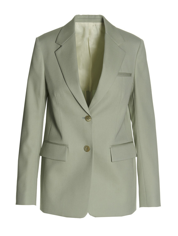 Wool single breast blazer jacket #1