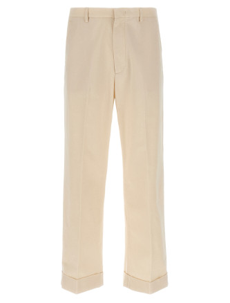 Valentino Garavani turn-up trousers