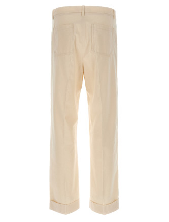 Valentino Garavani turn-up trousers #