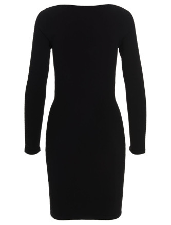 Ribbed viscose dress #