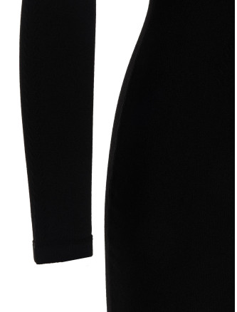 Ribbed viscose dress #