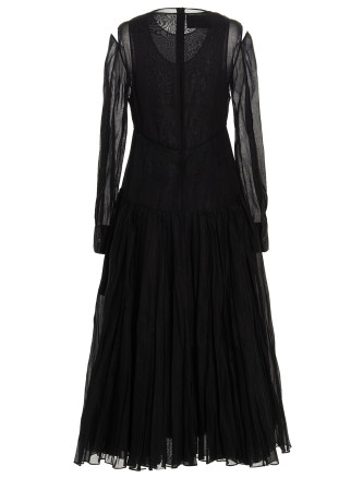 Pleated skirt dress #