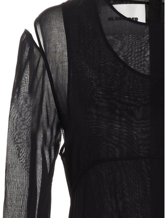 Pleated skirt dress #