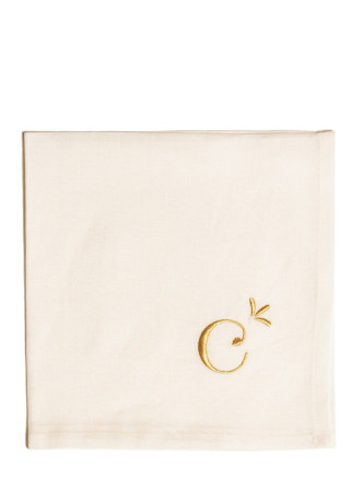 'C' napkin