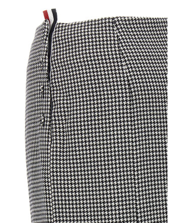 Pied de poule long skirt #