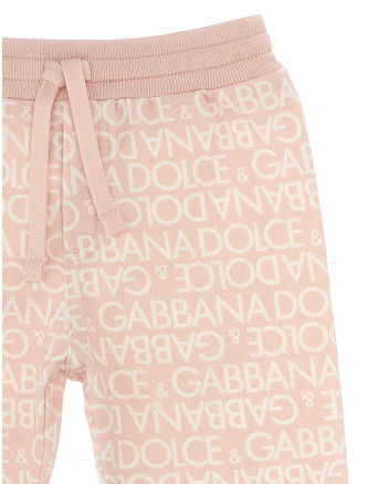 All over logo joggers #