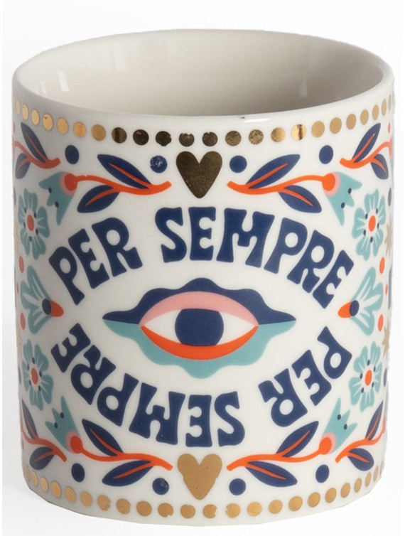 Porcelain 'Per Sempre' mug #1