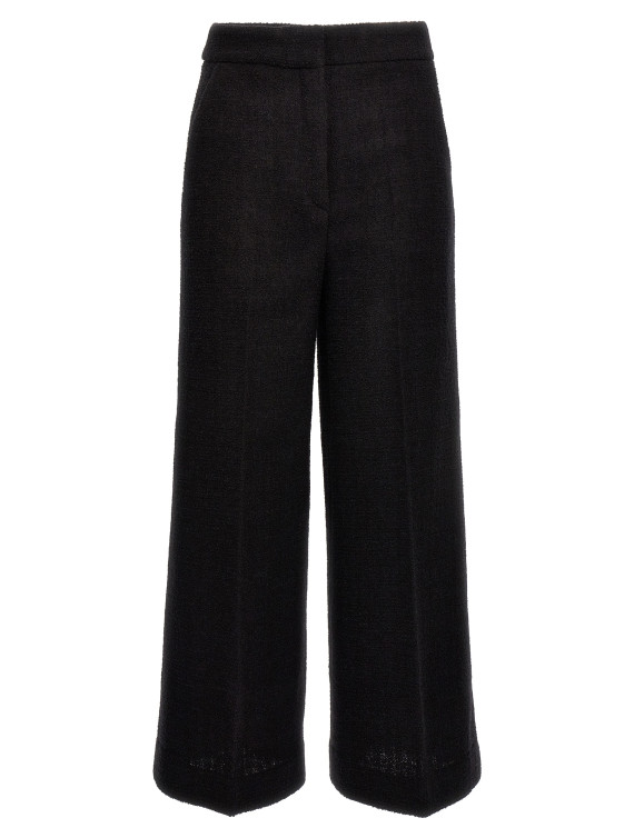 Cropped bouclè pants #1
