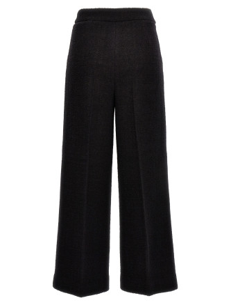 Cropped bouclè pants #
