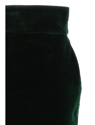 Velvet midi skirt #