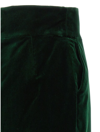 Velvet midi skirt #