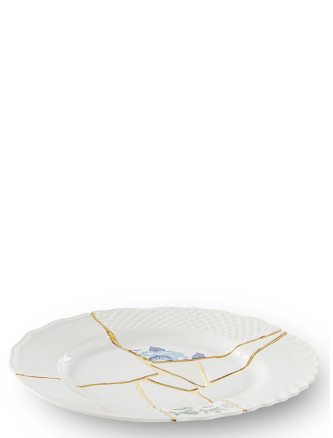 'Kintsugi' dinner plate