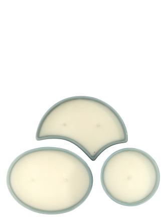 Set of 3 candles 'Nel Mentre - Farfalle e balaustra' #