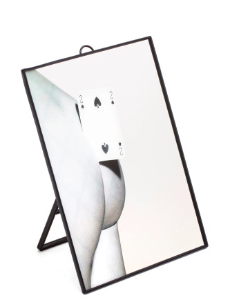 'Due di Picche' small mirror #