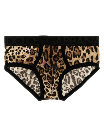 Animal print brief