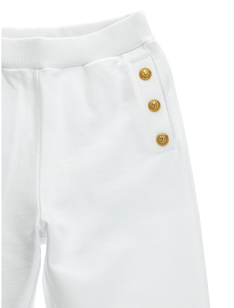 Logo button joggers #