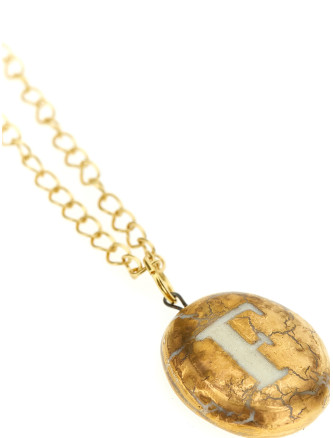 'F' necklace #