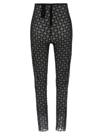 Monogram logo leggings #