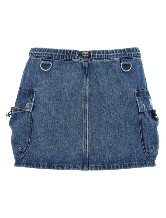 'Denim Cargo' skirt