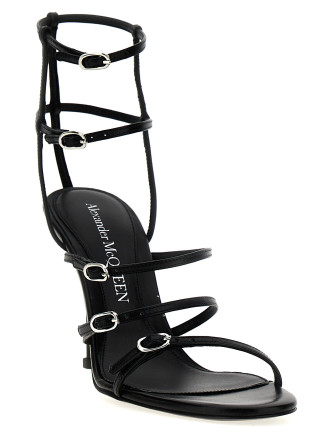 Strap leather sandals #