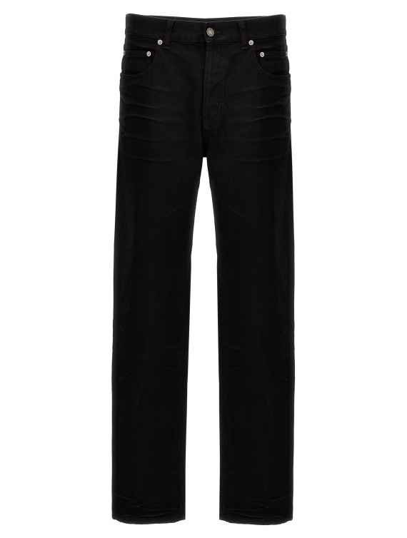 Crinkled effect jeans #1