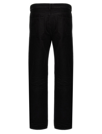 Crinkled effect jeans #