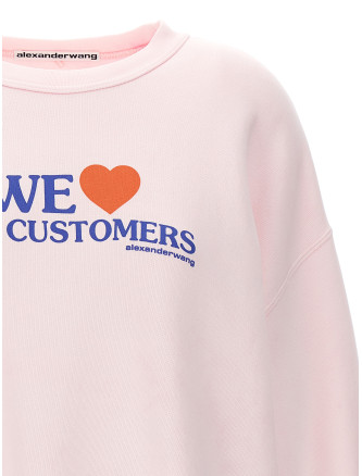 'We Love Our Customers' sweatshirt #