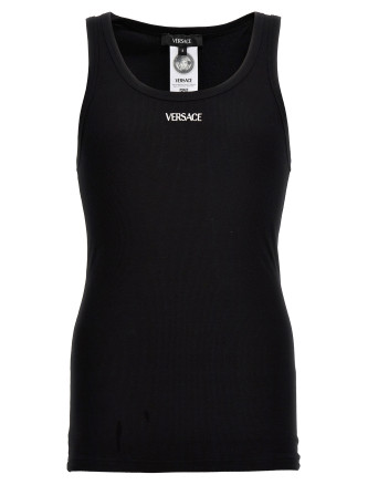 Logo embroidery tank top