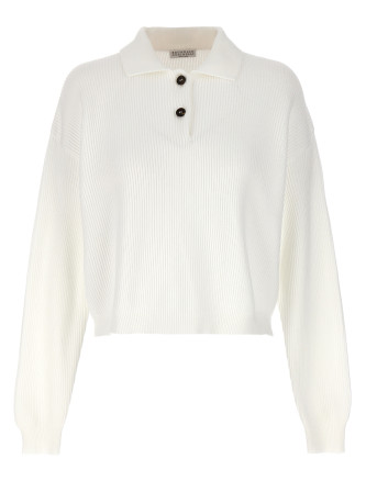 English rib polo shirt