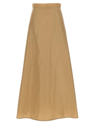 Long flared skirt
