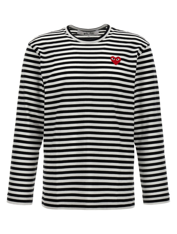 Logo patch stripes t-shirt #1