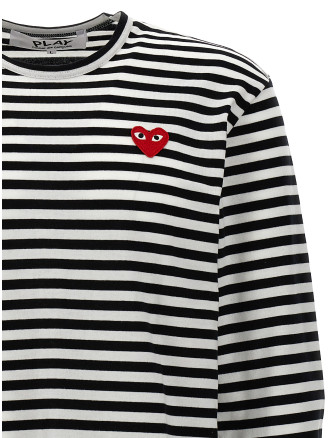 Logo patch stripes t-shirt #
