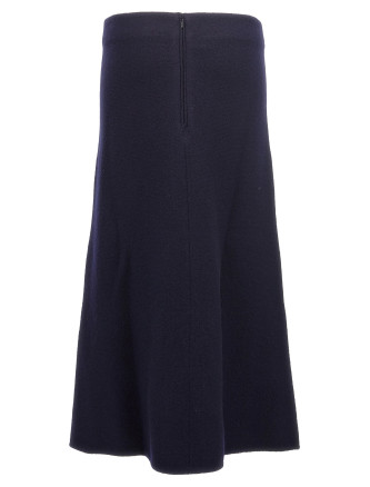 Long wool skirt #