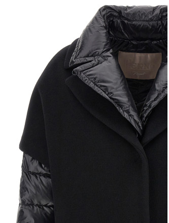 Hood insert down jacket #
