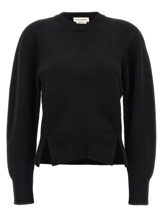 'Chevron Corset' sweater