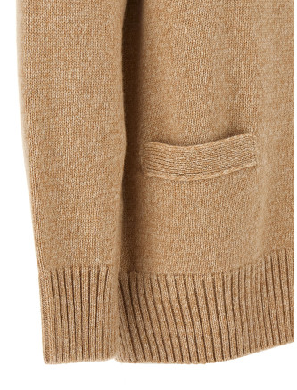 Logo button cardigan #