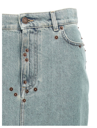 Rivets denim skirt #