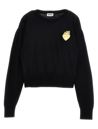 Logo patch sweater