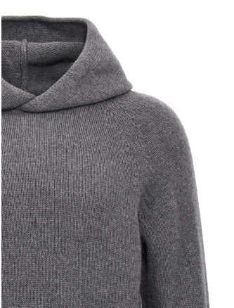 Wool hooded sweater #