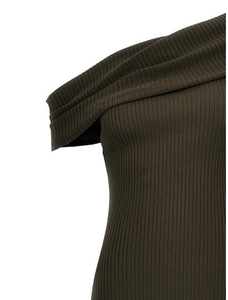 'Twist Rib Knit Long' dress #