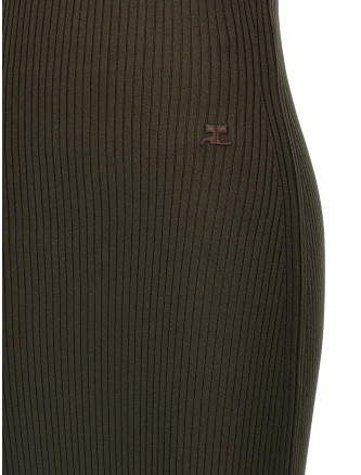 'Twist Rib Knit Long' dress #