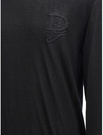 Logo embroidery sweater #