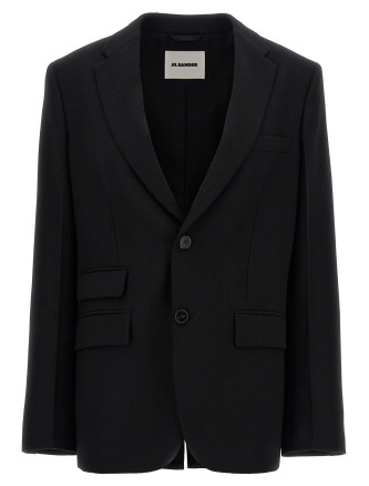 Tailored single-breasted blazer