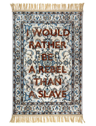 'Burnt Carpet Rebel' rug
