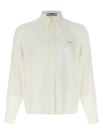 Silk logo shirt