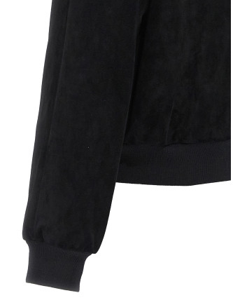 Suede bomber jacket #